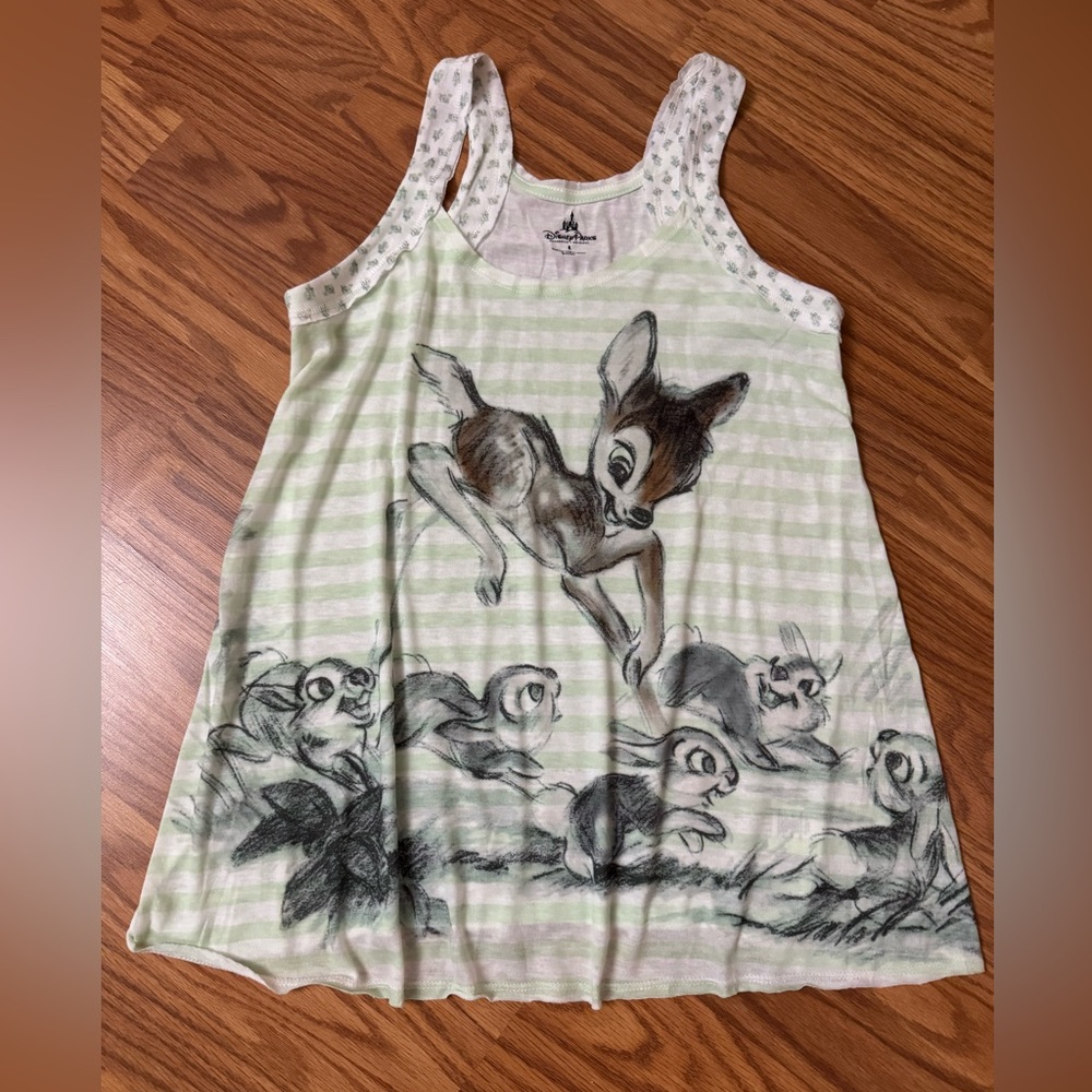 Disney Parks Women’s BAMBI Thumper Tank Top NWOT